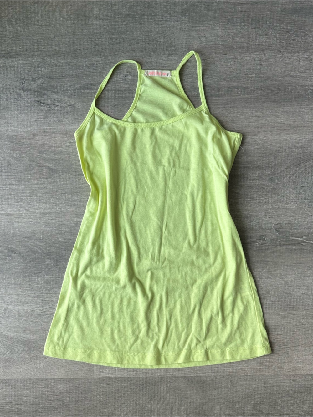 Y2K 2000s Ardene light yellow tank top
